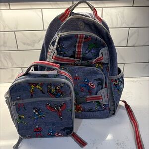 Pottery Barn Backpack and Lunchbox Set